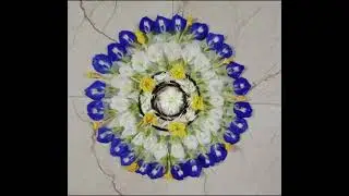Follow, Like, Share & Subscribe  #rangoli#art#flowers  