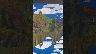 Чусовое. Серия графических работ. 70х74 см, бумага, смешанная техника. #art #figurativeart