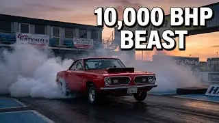10,000BHP DRAG CAR at Santa Pod! MOPAR Muscle Madness 🇺🇸