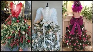 10 Best Dress Form Christmas Trees - Mannequin Christmas Tree Ideas