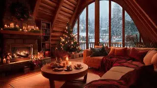 Warm Christmas Jazz Fireplace 🎄 Nostalgic Cozy Jazz for Work, Study & Sleep 2