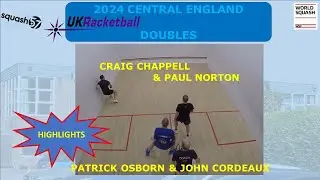 CentralEng 2024 Doubles Final -  NORTON & CHAPPELL v CORDEAUX & OSBORN (highlights Squash57)