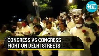 Cong workers protest against Kapil Sibal, hours after his attack on top brass for Punjab mess