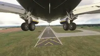 B738M Ryanair - Stuttgart landing