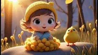 Lala Lamb Lays in Grass | Gentle Lamb Song for Kids | Calm Animal Rhyme for Toddlers