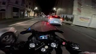 Yamaha yzf r125 2023 | Night city ride
