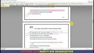 PART 2 - #Preparing for the #Fabrication Model in #Revit