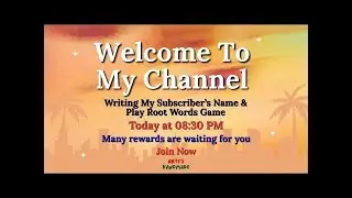 ✍️Writing My SUBSCRIBER's Name and Play 