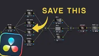 Save Your Color Grade in SECONDS | Davinci Resolve 20 Tutorial