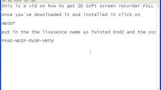How to get ZD Soft screen recorder FULL!!!