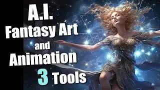 A.I. Fantasy Women Art & Animation - Midjourney, Blue Willow & Kaiber