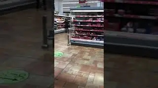 Emergency fire escapes in Asda  and their obsession with plastic