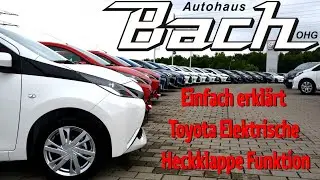 Toyota Elektrische Heckklappe Funktion
