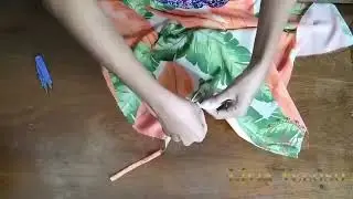 Vestido longo com decote na cintura. DIY  Molde no site