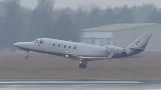 Tyrol Air Ambulance IAI 1125 Astra SPX takeoff at Graz Airport | OE-GBD