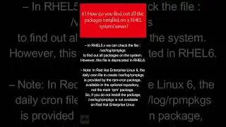 6. Find packages | Linux interview questions and answers