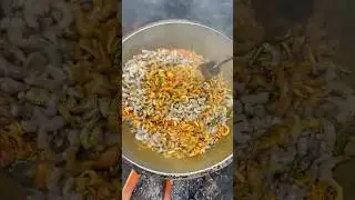 Spicy River Prawn Curry Recipe 🇧🇩 #shorts #streetfood