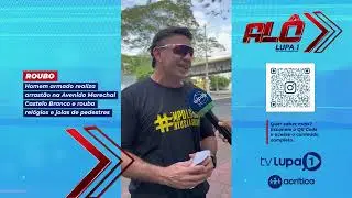 Homem realiza arrastão na Avenida Marechal Castelo Branco e rouba relógios e joias de pedestres: