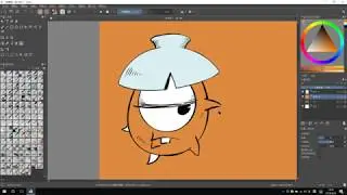 krita4 0 实例绘画直播交流 Q版角色设计01