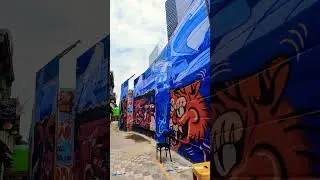 Art Mural Wall Bali Lane