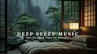 Soothing Piano + Rain Sounds | Healing Sleep Music for Anxiety and Calm the Mind, Stress, Meditation