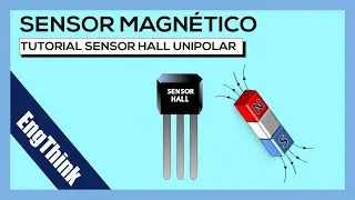 Sensor HALL unipolar - Tutorial Princípio de funcionamento #sensorhall #efeitohall