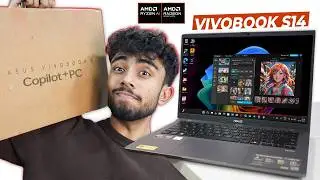 I Bought Asus Vivobook s14 🤩-Budget AI Laptop With Windows 11 AI -Trying Gaming & Editing
