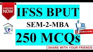 250 IMPORTANT MCQ WITH ANSWER KEY FOR IFSS BPUT ONLINE EXAM-2020 INDIAN FINANCIAL SYSTEMS-MCQ