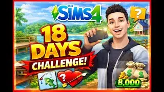 18 Days of Simple Life in The Sims 4 | No Cheats, Calm Gameplay