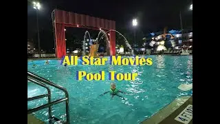 All Star Movies Swimming Pool and Splash Pad Tour | 2023 | Life Jackets and Towels