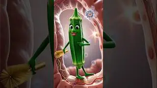 Bhindi Khane Ke Fayde | Lady Finger Inside Human Body 😱 | AI Health Animation #ai