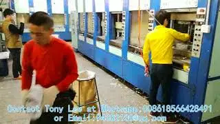 Automatico EVA inyeccion maquina para eva suelas y sandalias.