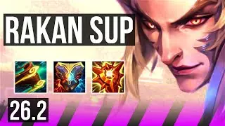 RAKAN & Jinx vs BLITZCRANK & Lucian (SUP) | KR Diamond | 26.2