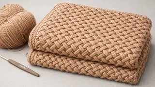 New EASY and BEAUTIFUL😍Crochet Blanket Crochet Pattern for Beginners ✅💯
