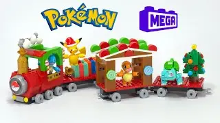 Building MEGA Pokemon 1st GEN Pokemon Train | Lego Pok&eacute;mon Speed build