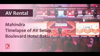 AV Rental for Mahindra Event at Boulevard Hotel Baku