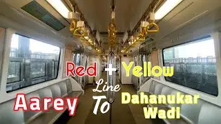 Full Journey from Aarey to Dahanukar Wadi Metro station || Maha Mumbai Metro || MMRDA