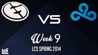 NA LCS 2014 Spring W9D2: Cloud 9 vs Evil Geniuses Highlights
