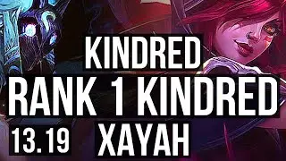 KINDRED & Liss vs XAYAH & Rakan (ADC) | Rank 1 Kindred, 7/1/5, 800+ games | JP Challenger | 13.19