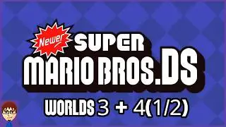 Dorrie Diving & Boneyard Dipping | Byron Plays Newer Super Mario Bros. DS - Worlds 3 & 4(1/2)