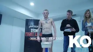 Cameron Glass v Mick Whitehead Weigh-In and heated face-off!
