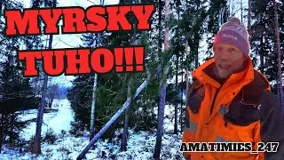 Myrsky tuhojen korjaus menikin putkeen...
