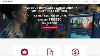 Overview of the Audio Hero website