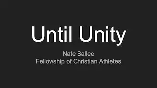 Until Unity