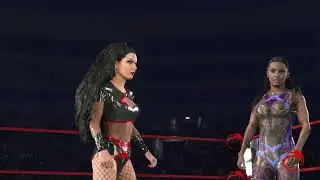 WWE 2K25:  WMAC:  Season 2: Episode 190:  Fight 1:  Lightning Crown v Venomous Voluptuous Ladies