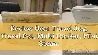 Review Bear Travel Jug, Travel Pot, Multi Cooker, Mini SteamBoat ( DRG-C10D1) (Singapore 3-Pin Plug