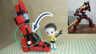 002 Tutorial Leg of Lego Gundam Barbatos mecha robot