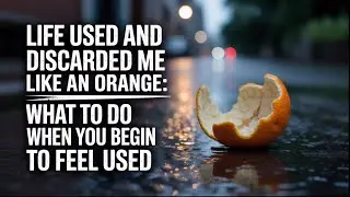 Life Used and Discarded Me Like an Orange  5 Things To Do When You Begin To Feel Used In Life