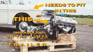 Our Ultra Rare Classic Audi Get's a Heart Transplant | On The Ramps Trailer | Bridge Classic Cars