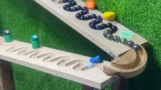 Long HABA Marble Race Challenge &ndash; Pick Your Marble & Enjoy the Ride!